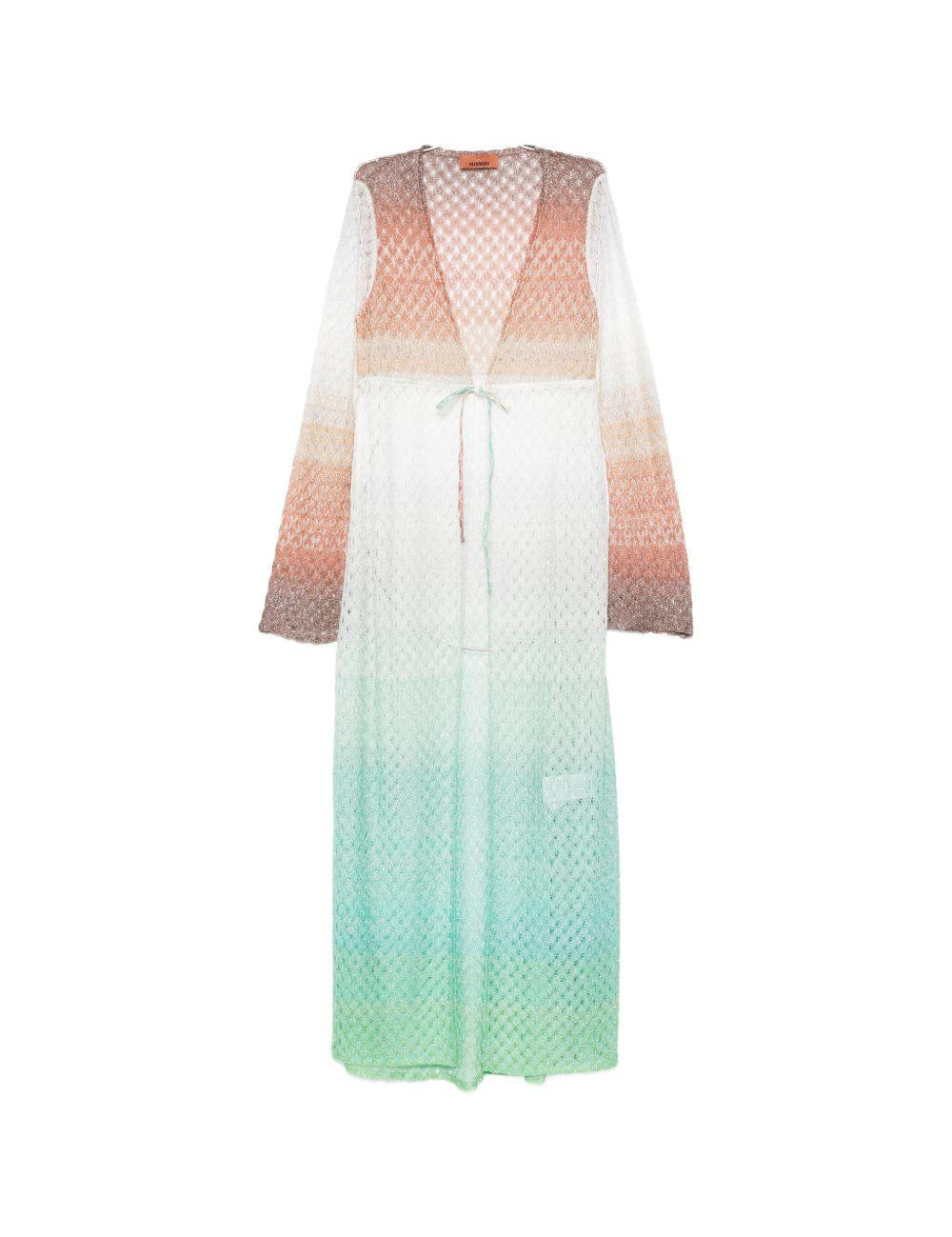 Copricostume chevron-pattern multicolor Missoni - donna 