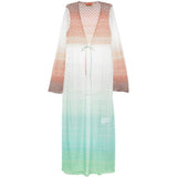 Copricostume chevron-pattern multicolor Missoni - donna 