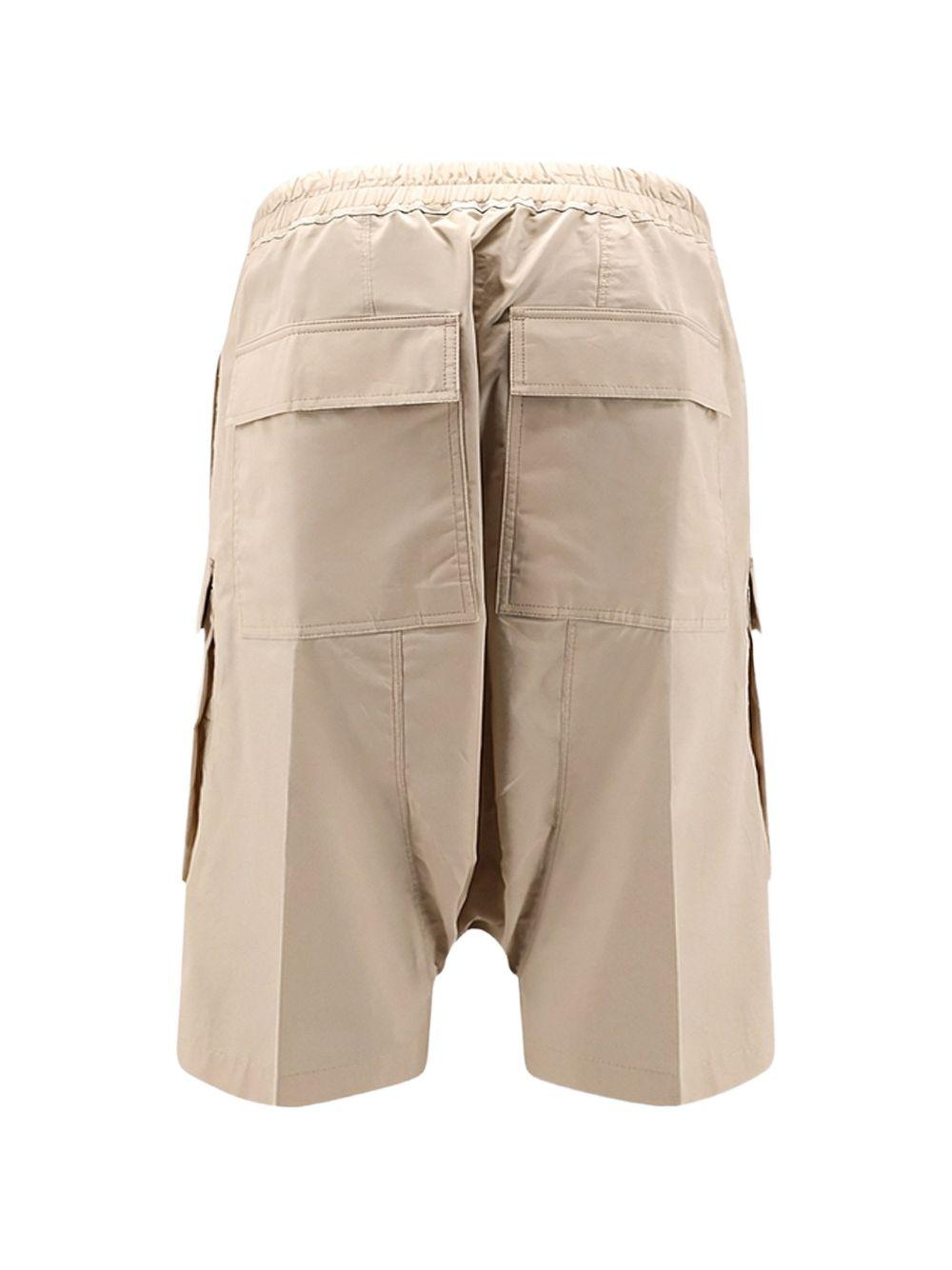 Cargo corti in beige Rick owens - uomo 