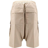 Cargo corti in beige Rick owens - uomo 