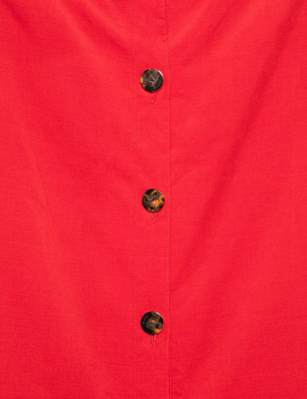 Gonna lunga con bottoni in rosso Blazé Milano - donna 
