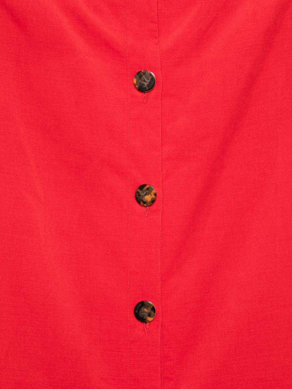 Gonna lunga con bottoni in rosso Blazé Milano - donna 