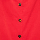 Gonna lunga con bottoni in rosso Blazé Milano - donna 