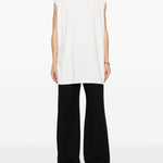T-shirt Tarp in bianco Rick owens drkshdw - uomo 