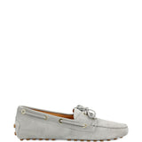 Mocassini in suede in grigio Tod's - donna 