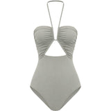 Costume da bagno con dettaglio cut-out in grigio Rick owens - donna 