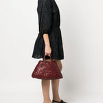 Borsa santa croce in bordeaux Dragon diffusion - donna 