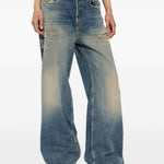 Jeans effetto usurato d-sire-yu del 1996 in blu 