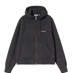Felpa con cappuccio painter in nero carhartt wip - donna 