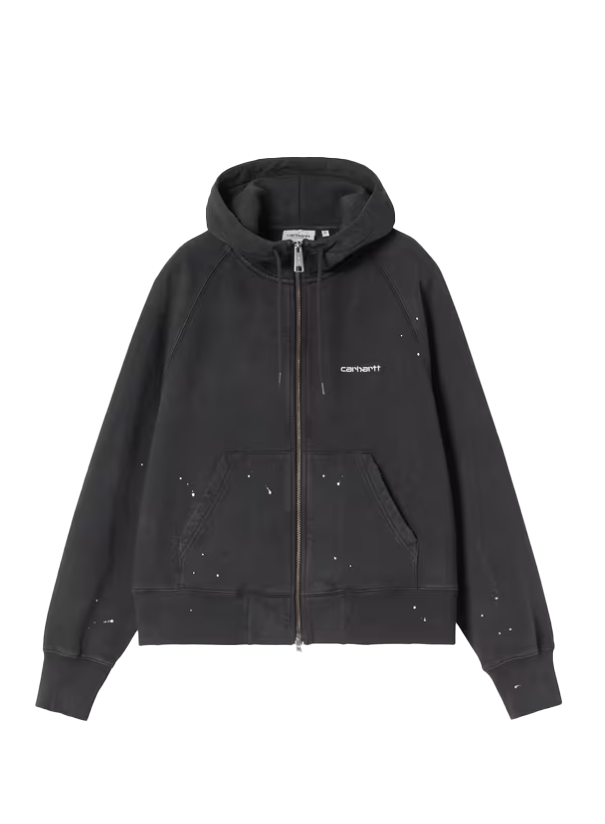 Felpa con cappuccio painter in nero carhartt wip - donna 