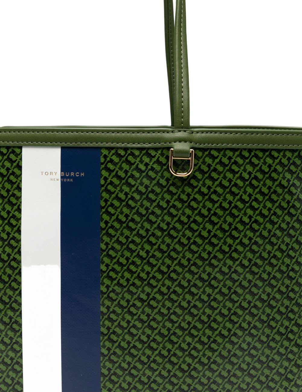 Borsa tote the racer in verde tory burch - donna 