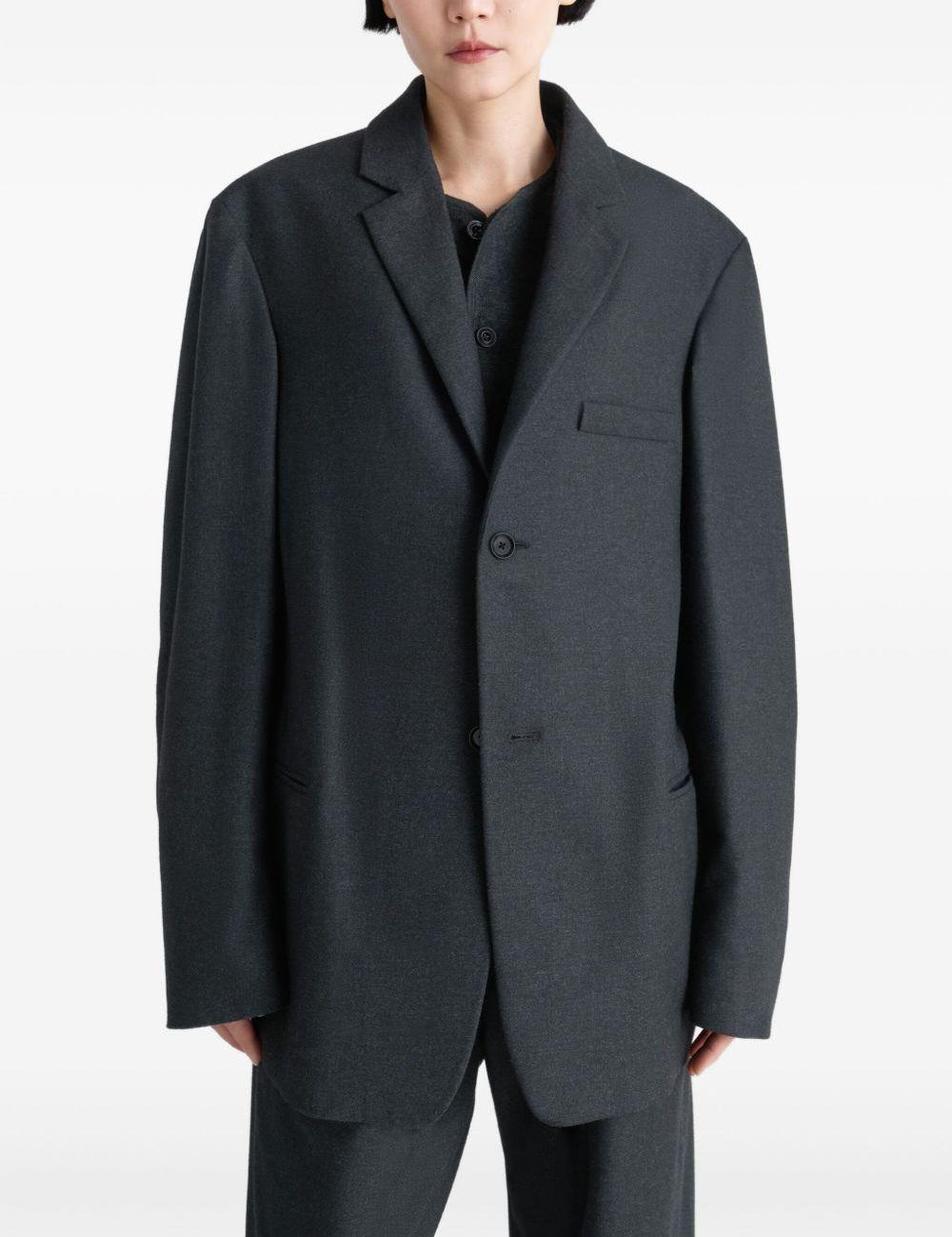 Blazer monopetto in grigio Lemaire - unisex 
