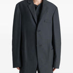 Blazer monopetto in grigio Lemaire - unisex 