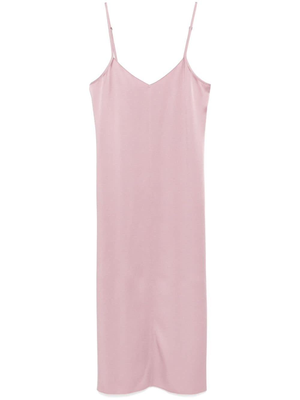Abito midi satinato in lilla Forte forte - donna 