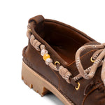 Mocassini con lacci in marone Golden goose - uomo 