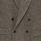 Blazer oversize in tweed di misto lana rodgers in marrone Dries van noten - uomo 