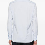 Camicia classica a maniche lunghe in azzurro Zegna - uomo 