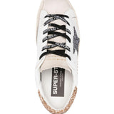 Sneakers super star in bianco, grigio e oro - GOLDEN GOOSE -  donna 