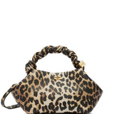 Borsa a mano bou small con stampa animalier Ganni - donna 