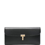 Portafoglio T-lock in pelle in nero Toteme - donna 