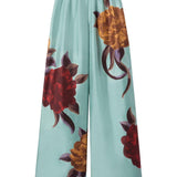 Pantaloni a palazzo floreali in blu La double j - donna 