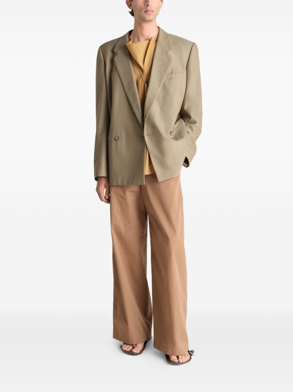 Giacca sartoriale doppiopetto in beige Lemaire - donna 