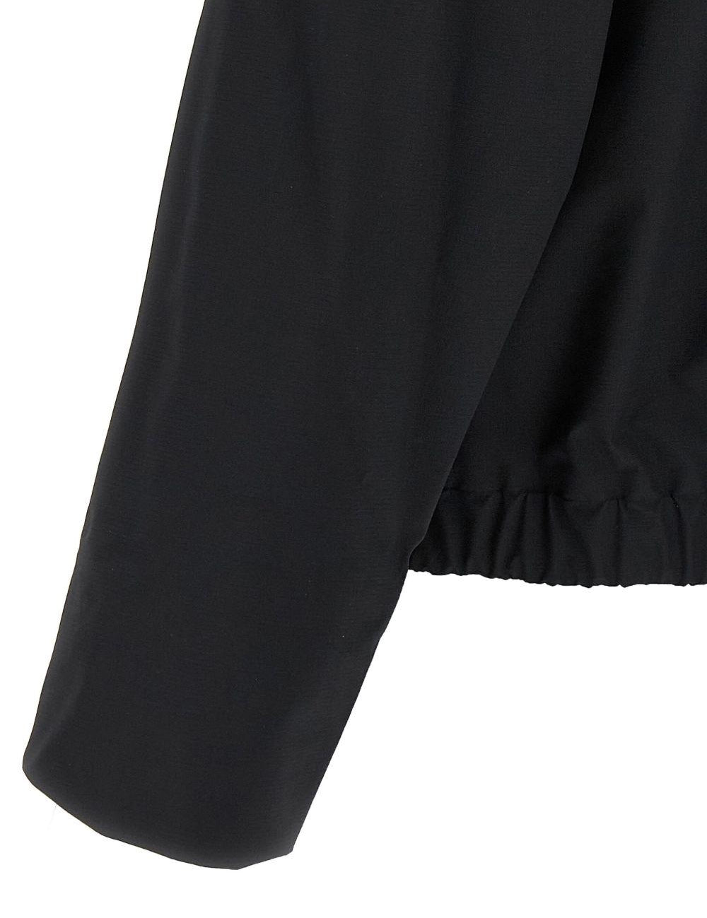 Giacca tecnica Secant con cappuccio in nero 