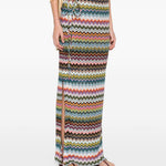 Gonna maxi motivo chevron multicolor Missoni - donna 