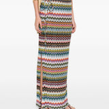 Gonna maxi motivo chevron multicolor Missoni - donna 
