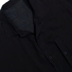 Camicia a maniche corte in nero Yohji yamamoto - uomo 