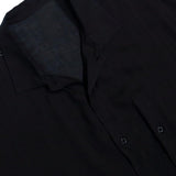 Camicia a maniche corte in nero Yohji yamamoto - uomo 
