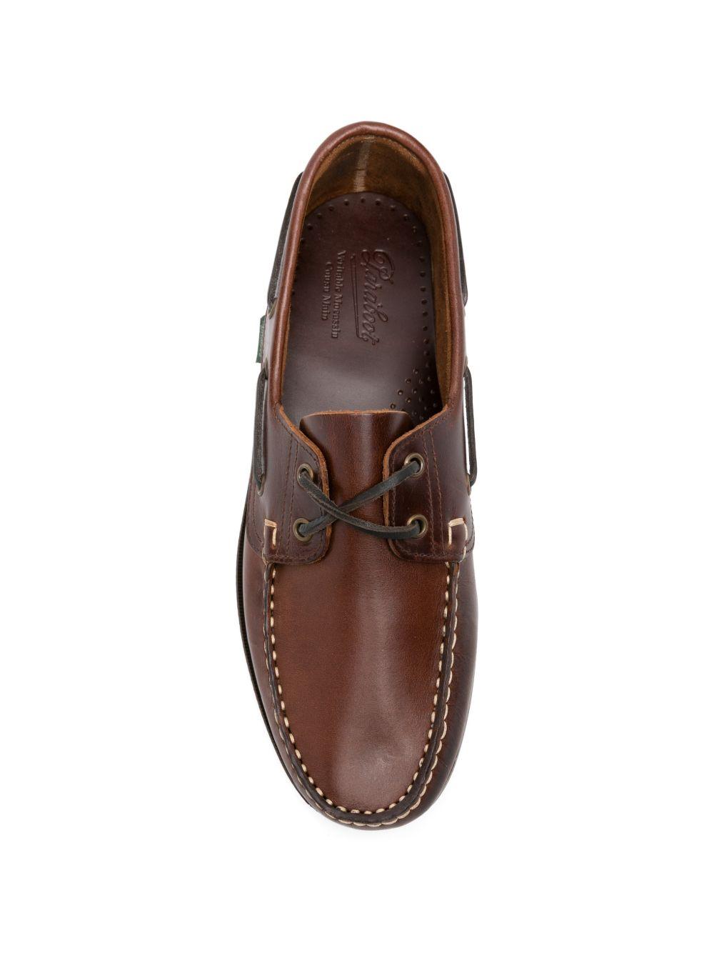 Mocassini in pelle in marrone Paraboot - uomo 