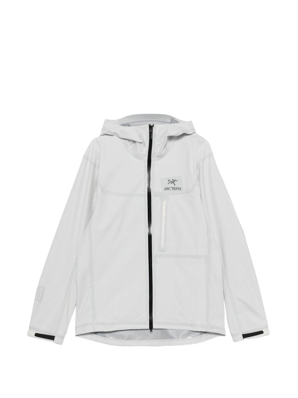 Giacca con cappuccio alpha in grigio Arc'teryx - uomo 
