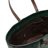 Borsa tote Japan in verde Dragon diffusion - donna 