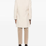 Cappotto monopetto con tasche a toppa in beige Eleventy - uomo 