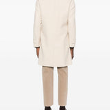 Cappotto monopetto con tasche a toppa in beige Eleventy - uomo 