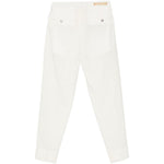 Pantaloni a pieghe con elastico in vita in bianco Briglia 1949 - donna 