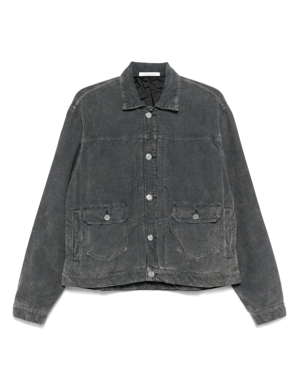Giacca-camicia con tasche applicate in grigio Sunflower - uomo 