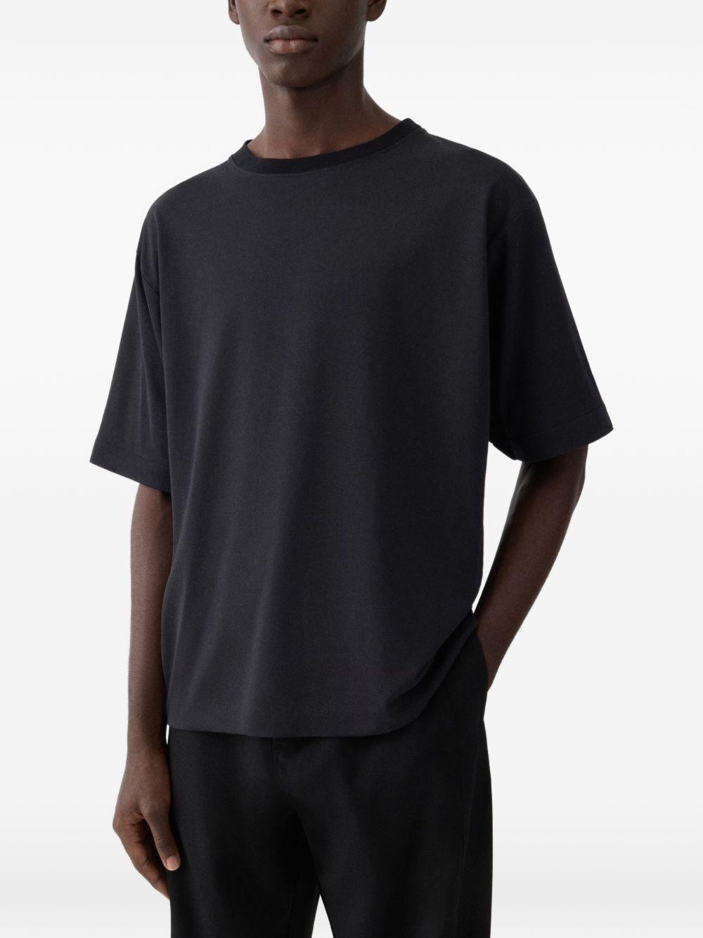 T-shirt Rond Carré in nero Jacquemus - uomo 