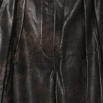 Pantaloni in pelle in marrone Alex perry - donna 