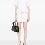 Minigonna con decorazione in bianco Amen - donna 