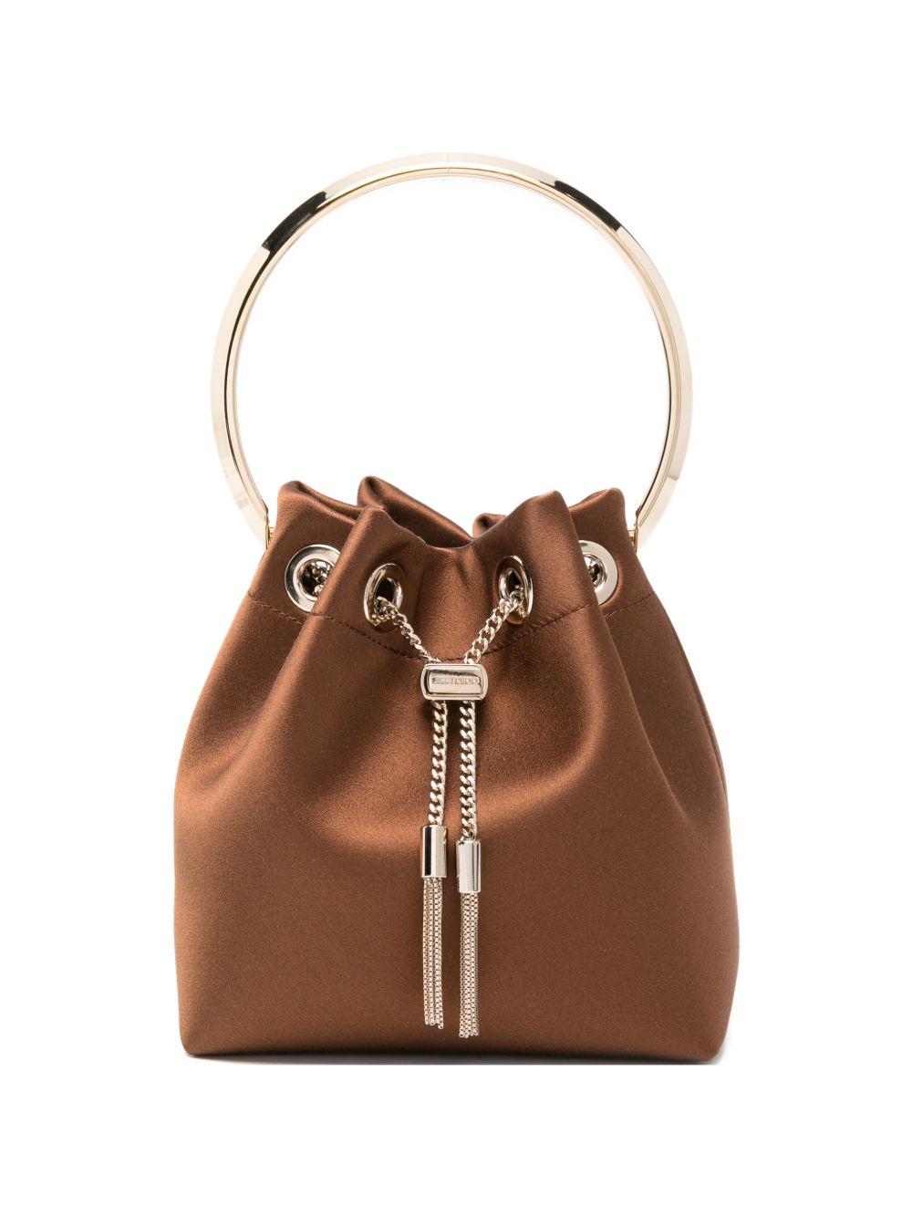 Borsa Bon Bon in marrone e oro Jimmy choo - donna 