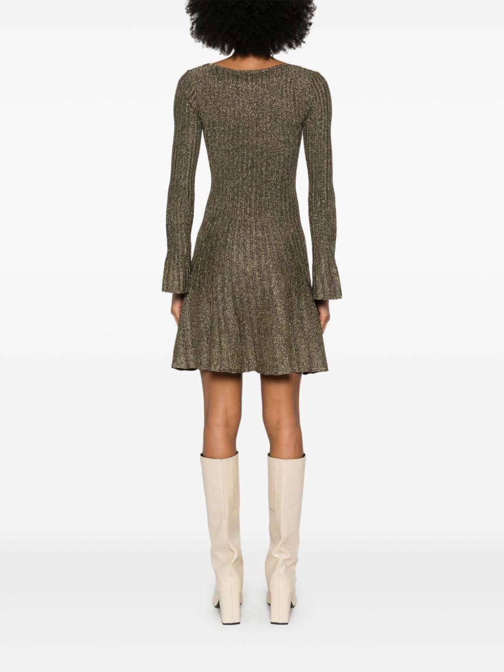 Abito in maglia raquel in marrone Staud - donna 
