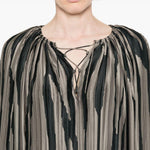 Blusa con stampa in grigio di Lanvin - donna 
