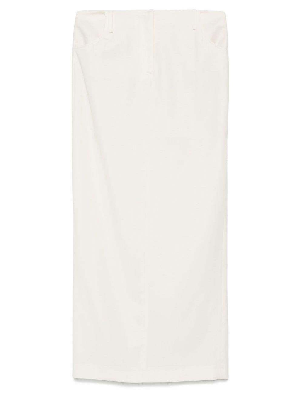 Gonna lunga a tubino in beige Aya Muse - donna 