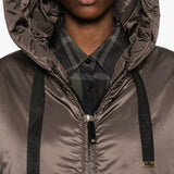 Giacca Mtcdaria con cappuccio in marrone Max Mara the cube - donna 