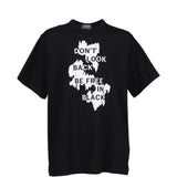T-shirt a maniche corte in nero Yohji yamamoto - uomo 