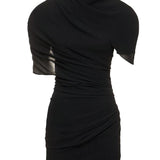 Abito mini la robe castagna in nero Jacquemus - donna 