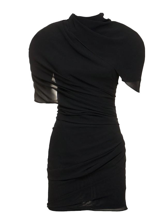 Abito mini la robe castagna in nero Jacquemus - donna 