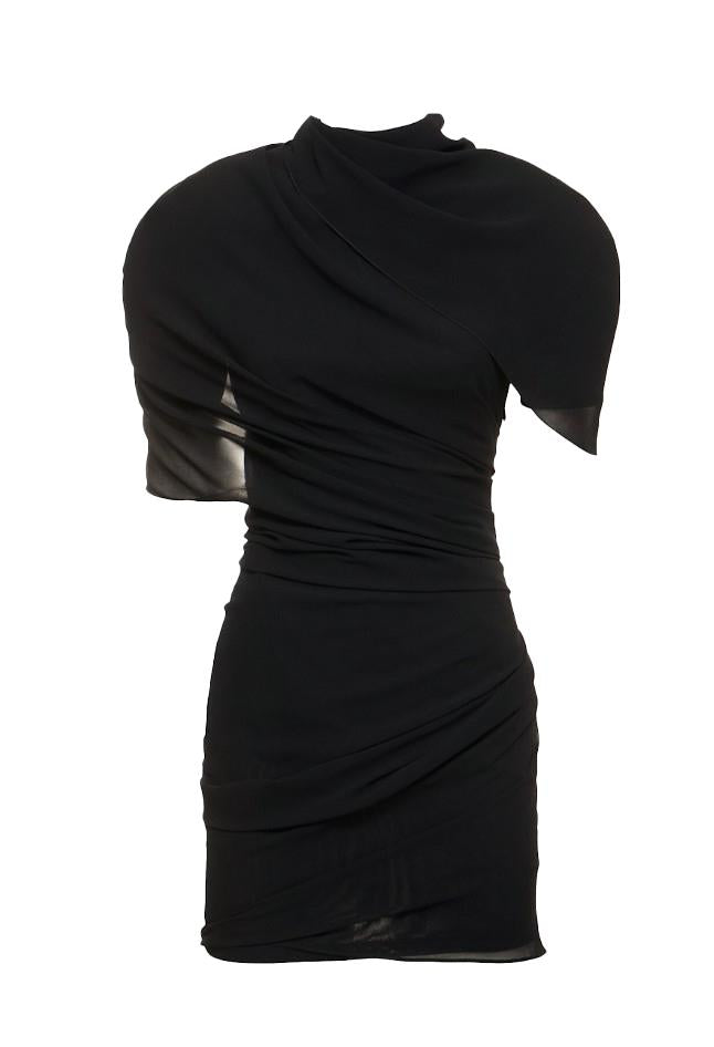 Abito mini la robe castagna in nero Jacquemus - donna 
